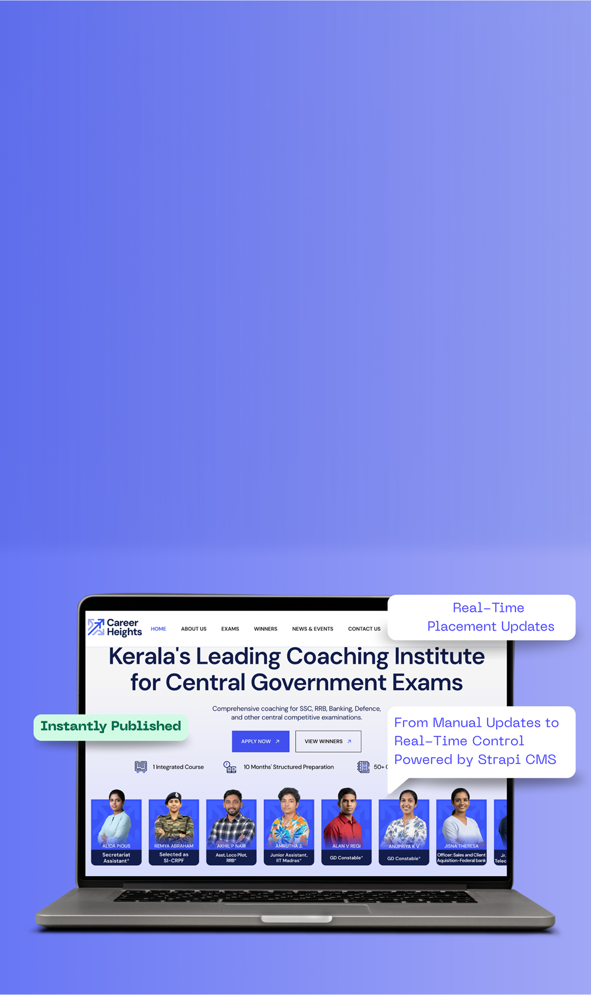 Career Heights case header